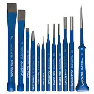 DAS-PUNCH & CHISEL SET DASCO 12PC