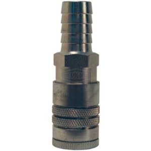 QUICK-CONNECT COUPLING 1/2 X 1/2 HOSE BARB STEEL AUTOMOTIVE, DC1045