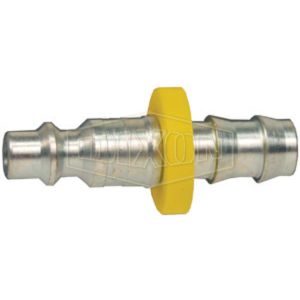 QUICK-CONNECT PLUG 1/4 X 3/8 HOSE BARB STEEL INDUSTRIAL, DCP2144L
