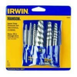 IRW-EXTRACTOR SET 6PC SPIRAL SCRW