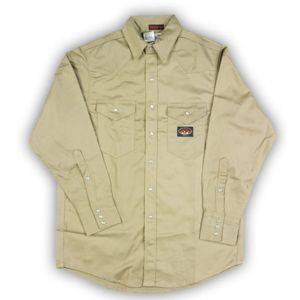 RAS-FR750-L5XL SHIRT 7 1/2 OZ. KHAKI LNG