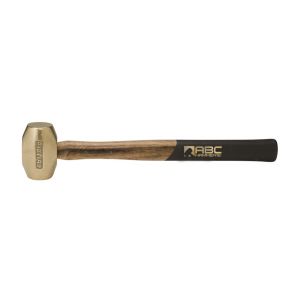 ABC-HAMMER SLEDGE 4LB BRASS WOOD HDLE