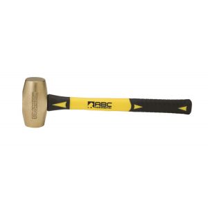 ABC-HAMMER SLEDGE 5LB BRASS FBGLS HDLE