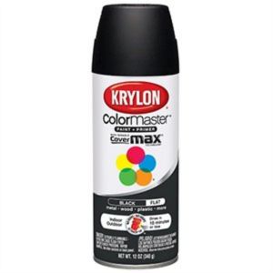 KRY-K01602 PAINT SPRAY FLAT BLACK