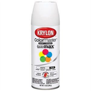 KRY-K01502 PAINT SPRAY WHITE FLAT