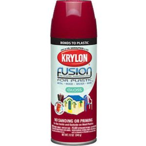 SPRAY PAINT, GLOSS BURGUNDY INT/EXT 12-OZ, K05211802