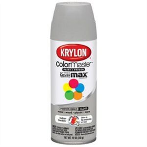 KRY-K01606 PAINT SPRAY PEWTER GREY GLOSS