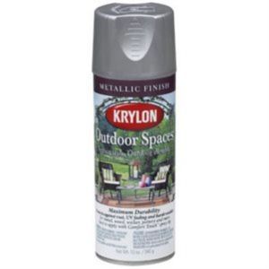 SPRAY PAINT, METALLIC SILVER OUTDOOR SPACES 12-OZ, 2907