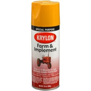 SPRAY PAINT, OLD CATEPILLAR YELLOW 12-OZ, K01819