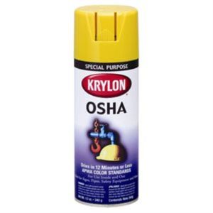 KRY-OSHA YELLOW SPRAY PAINT K01813