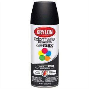 KRY-K01613 PAINT SPRAY SEMIFLAT BLACK