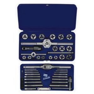 TAP & HEX DIE SET, 41-PC METRIC, 26317