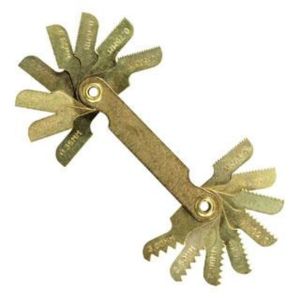 THREAD PITCH GAUGE, 18-LEAF STD THREAD, 12018