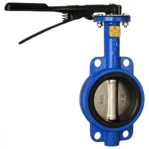 C&C-VALVE 4 DUCTILE/BUNA WAFER BLUE D.I.
