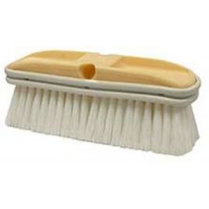 WASH BRUSH, VEHICLE 9-1/2, FLAGGED WHITE POLYSTYRENE, 44510