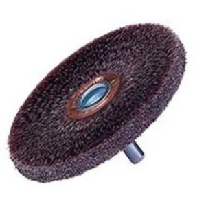 WIRE WHEEL, CRIMPED POLYFLEX ENCAPSULATED 2, STEM MOUNTED, .0118 STEEL FILL, 1/4 STEM, 35305