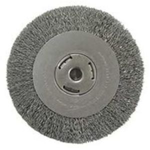 WIRE WHEEL, CRIMPED VORTEC PRO 10, .014 STEEL FILL, WIDE FACE, 3/4 ARBOR HOLE, 36065