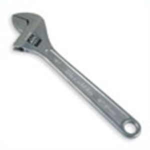 WRENCH, ADJUSTABLE 15 CHROME, 01-015