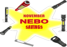 NEBO Savings! Shop Your Favorite NEBO Lights This Month at HSC